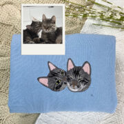 Cat Gift Hoodies Custom - Pet Portrait Embroidery Sweatshirts - Perfect Cat Lover Birthday Gift - Image 8