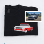 Classic Truck Custom T-Shirts - Vintage Auto Embroidered Apparel - Perfect Classic Car Gift