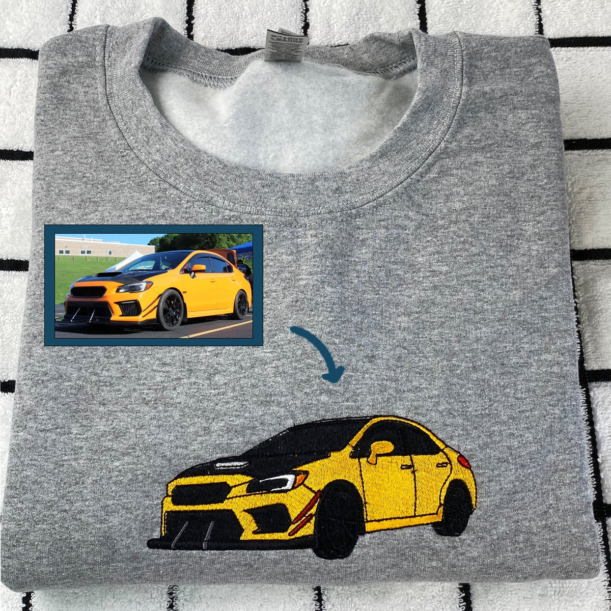 Custom_Car_Embroidered_Hoodies_-_Vehicle_Portrait_Sweatshirts_-_Perfect_Car_Enthusiast_Gift_2.jpg Custom Car Embroidered Hoodies - Vehicle Portrait Sweatshirts - Perfect Car Enthusiast Gift - Image 1