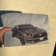 Custom Car Embroidered Hoodies - Vehicle Portrait Sweatshirts - Perfect Car Enthusiast Gift - Image 8