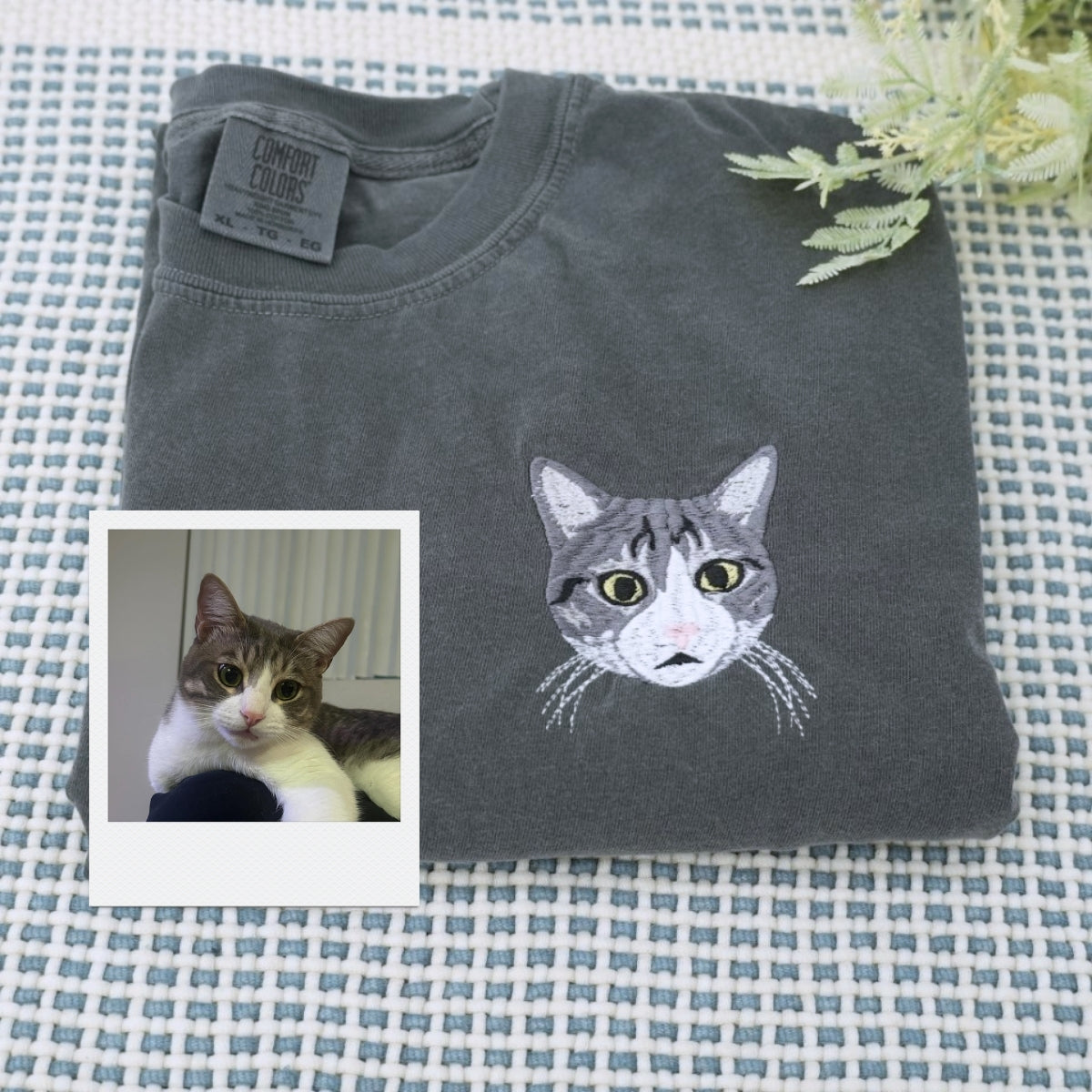 Custom_Cat_Portrait_T-Shirts_-_Cat_Face_Embroidered_Shirts_-_Personalized_Pet_Memorial_Gift_-_Premium_Quality_Cat_Lover_Apparel_1.jpg Custom Cat Portrait T-Shirts - Cat Face Embroidered Shirts - Personalized Pet Memorial Gift - Premium Quality Cat Lover Apparel - Image 1