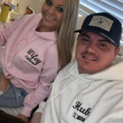 Custom Couple Matching Hubby and Wifey Embroidered Hoodie - Image 10