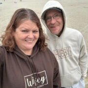Custom Couple Matching Hubby and Wifey Embroidered Hoodie - Image 7