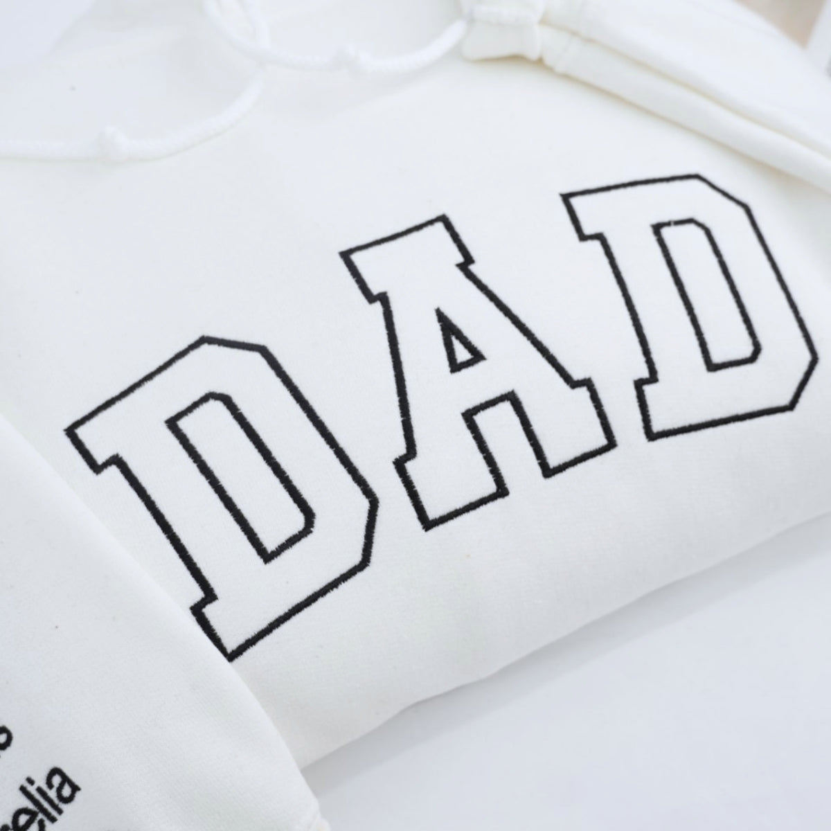 Custom Dad Hoodies - New Father Embroidered Sweatshirts with Child Name - Perfect First Father's Day Gift - Image 3