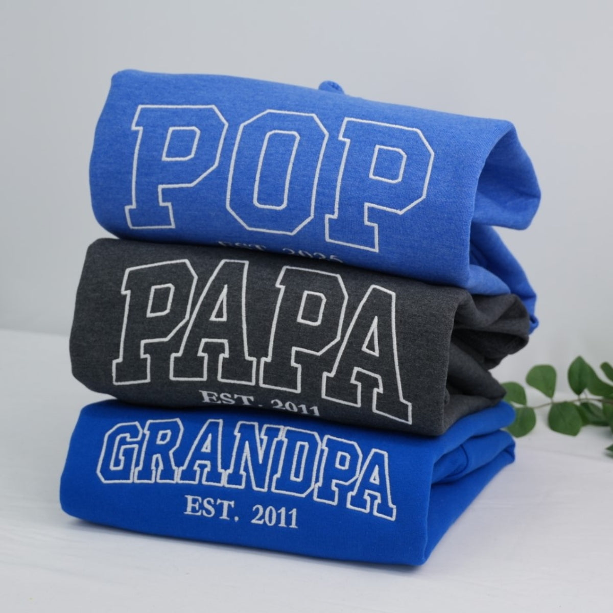 Custom Dad Hoodies - New Father Embroidered Sweatshirts with Child Name - Perfect First Father's Day Gift - Image 7