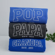 Custom Dad Hoodies - New Father Embroidered Sweatshirts with Child Name - Perfect First Father's Day Gift - Image 8