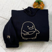 Custom Embroidered Duck Duck Goose Matching Hoodies for Couples - Image 4
