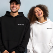 Custom Embroidered Spotify Code Matching Hoodies for Couples - Image 6