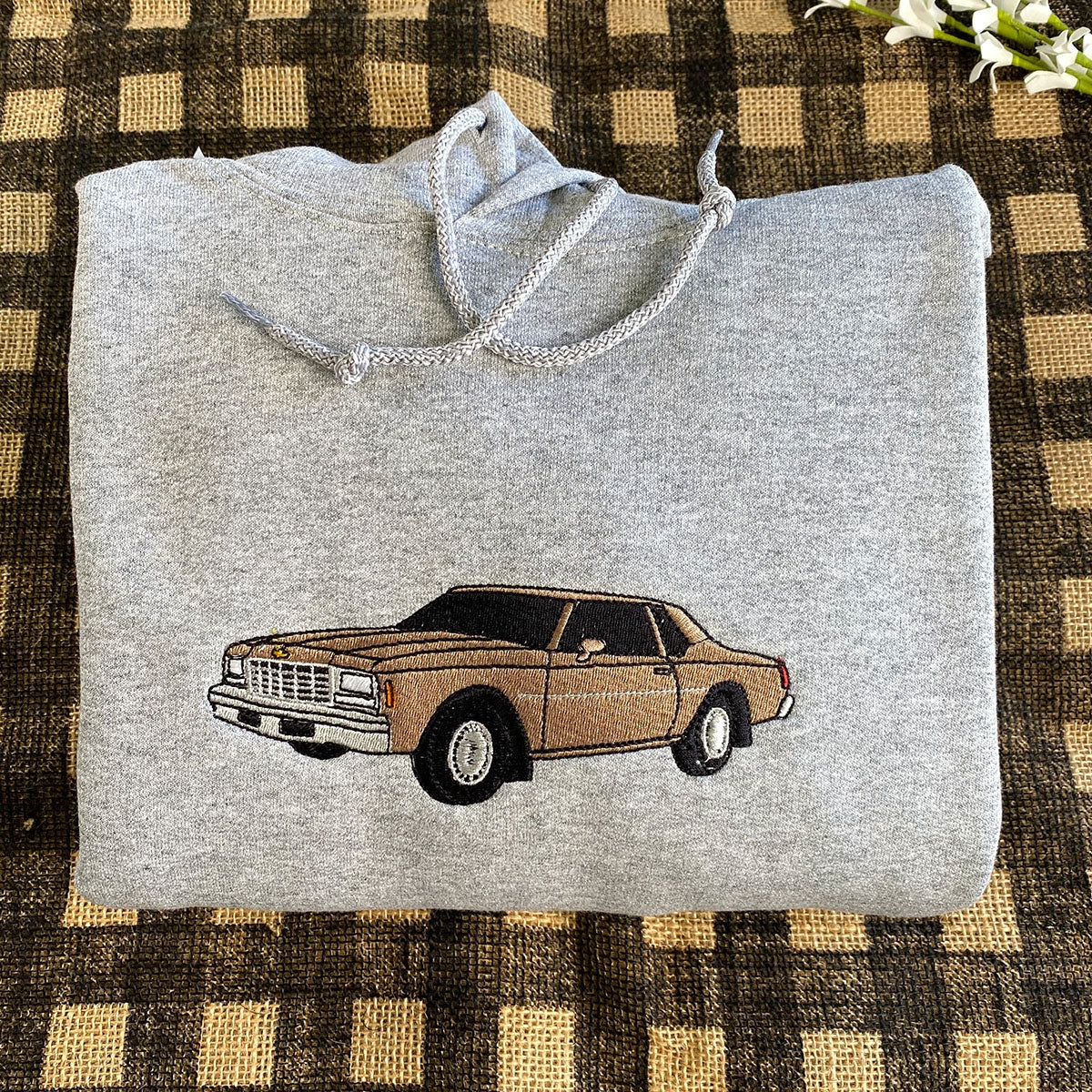Custom Sports Car Embroidered Hoodies - Vehicle Portrait Sweatshirts - Perfect Car Enthusiast Gift - Image 8