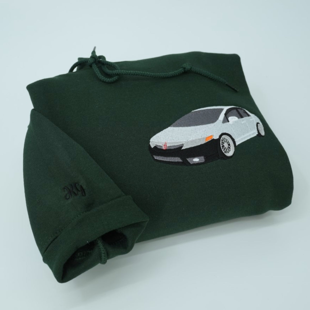 Custom Sports Car Embroidered Sweatshirts - Dynamic Vehicle Portrait Hoodies - Girl Car Enthusiast Gift - Image 10