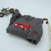 Custom Sports Car Embroidered Sweatshirts - Dynamic Vehicle Portrait Hoodies - Girl Car Enthusiast Gift - Image 11