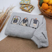 Dad Life Custom Hoodies - Father Embroidered Sweatshirts - Perfect Father's Day Gift - Image 7