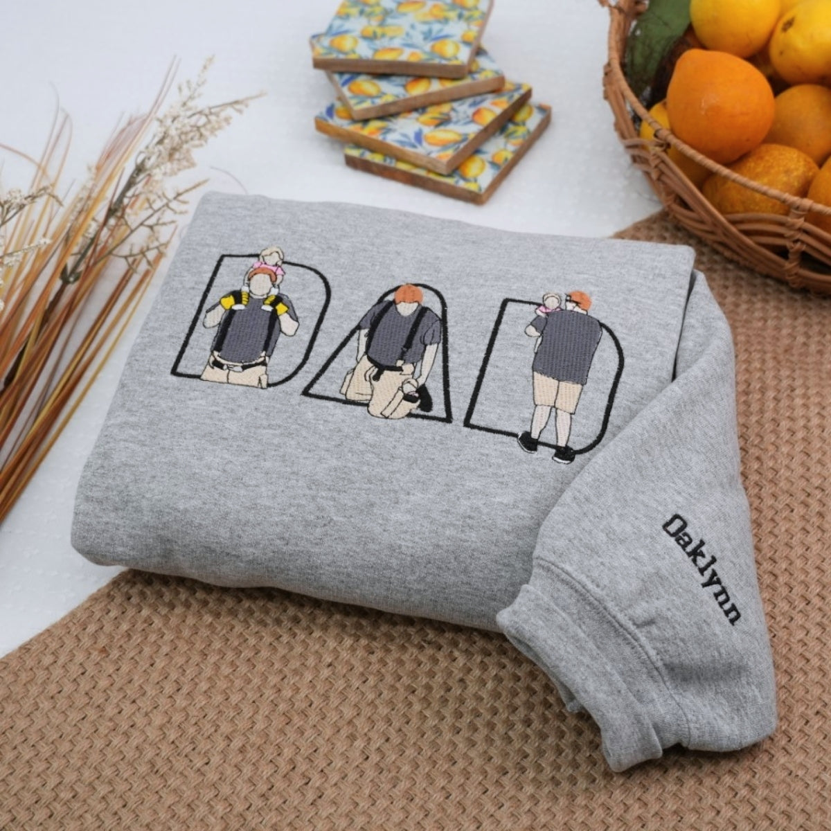 Dad Life Custom Hoodies - Father Embroidered Sweatshirts - Perfect Father's Day Gift - Image 7