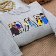 Dad Life Custom Hoodies - Father Embroidered Sweatshirts - Perfect Father's Day Gift - Image 4