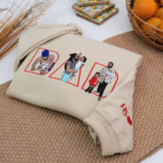 Dad Life Custom Hoodies - Father Embroidered Sweatshirts - Perfect Father's Day Gift - Image 2