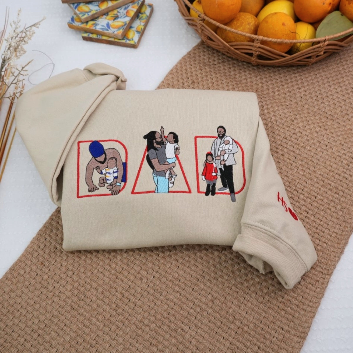 Dad Life Custom Hoodies - Father Embroidered Sweatshirts - Perfect Father's Day Gift - Image 1