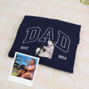 Dad Custom T-Shirts - Varsity Style Embroidered Father Apparel - Perfect Father's Day Gift - Image 7