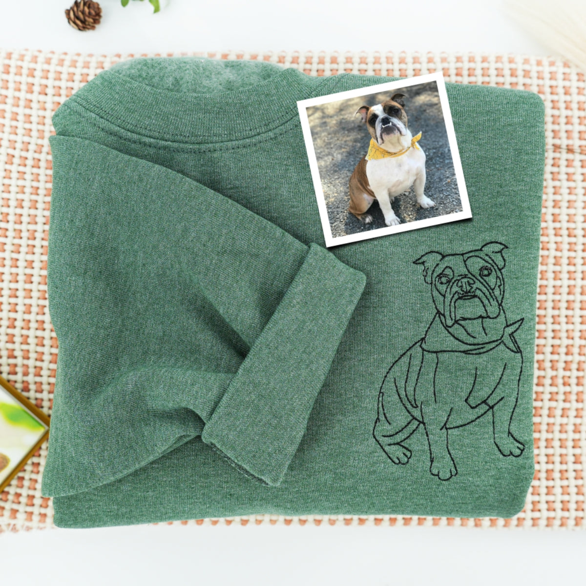 Dog_Mom_Line_Art_Hoodies_-_Custom_Pet_Portrait_Embroidered_Sweatshirts_-_Artistic_Dog_Face_Gift_1.jpg Dog Mom Line Art Hoodies - Custom Pet Portrait Embroidered Sweatshirts - Artistic Dog Face Gift - Image 1