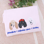 Multiple Pet Portrait Hoodies - Custom Dog Face Embroidered Sweatshirts - Multi Pet Parent Gift - Image 4