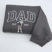 Personalized Dad Sweatshirts - Custom Father Portrait Hoodies with Name - Father's Day Gift - Image 6