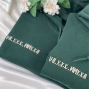 Custom Roman Numeral Embroidered Hoodie - Image 9