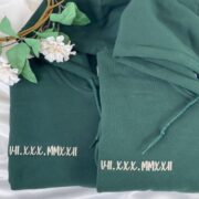 Custom Roman Numeral Embroidered Hoodie - Image 10